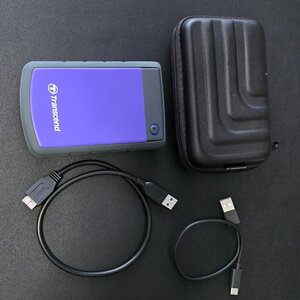 Transcend StoreJet 25H3 USB 3.0 Εξωτερικός HDD 3TB 2.5" Μωβ