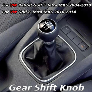 Πόμολο Ταχυτήτων για Volkswagen Golf 2003 2008 Μαύρο GRP-00426