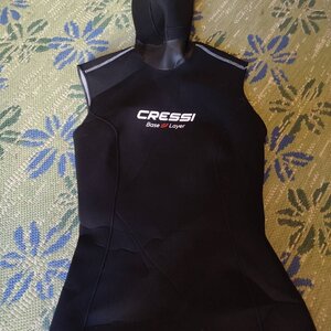 CressiSub Layer Lady Μπλούζα Κατάδυσης για Ψαροντούφεκο Μαύρη 2mm LW476231