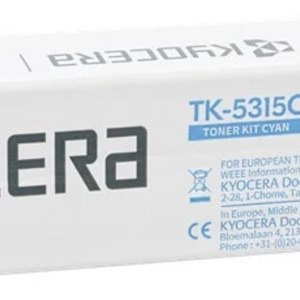 Kyocera TK-5315C Γνήσιο Toner Laser Εκτυπωτή Κυανό 18000 Σελίδων 1T02WHCNL0
