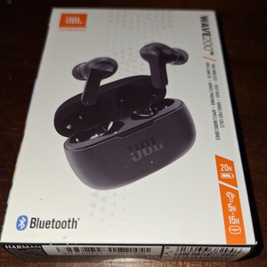 JBL Wave 200TWS In-ear Bluetooth Handsfree Ακουστικά με Θήκη Φόρτισης Μαύρα