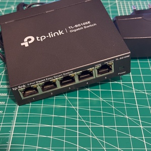 TP-LINK TL-SG105E v5 Managed L2 Switch με 5 Θύρες Gigabit (1Gbps) Ethernet