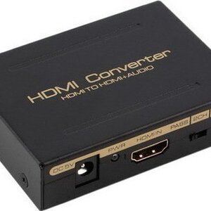 Anga Μετατροπέας HDMI female σε HDMI / RCA / Toslink female (371-087)