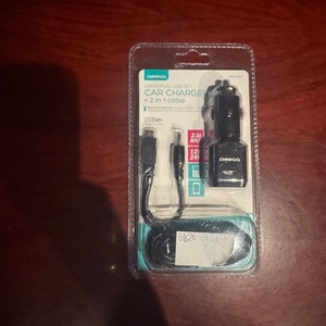 Omega Φορτιστής Αυτοκινήτου 2.1A με Θύρες: 2xUSB Μαύρο Χρώμα OM42395