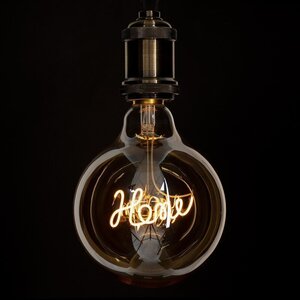 GloboStar Λάμπα LED 2.4W 180mm για Ντουί E27 και Σχήμα G125 Θερμό Λευκό 204lm Dimmable 99254