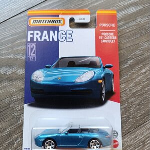 Mattel Αυτοκινητάκι Matchbox France Porsche 911 Carrera Cabriolet για 3+ Ετών
