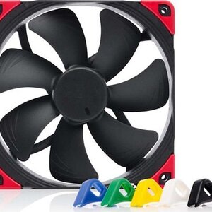 Noctua NF-A14 chromax.black.swap Case Fan 140mm (1500rpm / 82.5cfm) Χωρίς Led Φωτισμό και Σύνδεση 4-Pin PWM