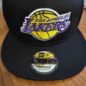 New Era Los Angeles Lakers Ανδρικό Jockey με Ίσιο Γείσο Μαύρο 60245408