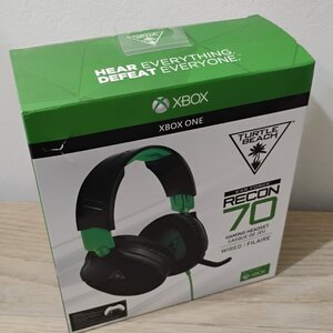 Turtle Beach Recon 70 Xbox One Over Ear Gaming Headset με σύνδεση 3.5mm Πράσινο