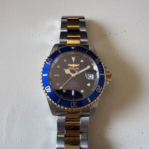 Invicta Pro Diver Ανδρικό Ρολόι 40mm Αυτόματο με Ασημί Ατσάλινο Μπρασελέ 8928OB
