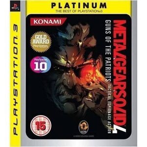 Metal Gear solid 4: Guns Of The Patriots Platinum Edition PS3 Game (Used)
