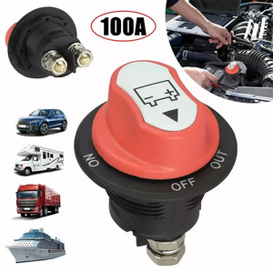 Lampa EXT-11 Διακόπτης Μπαταρίας Αυτοκινήτου 29mm 100A 12V-32V Universal Μαύρο L3908.1