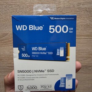 Western Digital SN5000 SSD 500GB τύπου M.2 με σύνδεση PCI Express 4.0 WDS500G4B0E