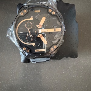 Diesel Mr Daddy 2.0 Ανδρικό Ρολόι 57mm Χρονογράφος Μπαταρίας με Μαύρο Ατσάλινο Μπρασελέ DZ7312