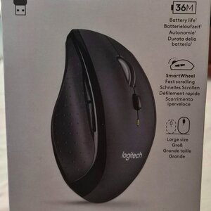 Logitech M705 Marathon Ασύρματο Ποντίκι Γκρι
