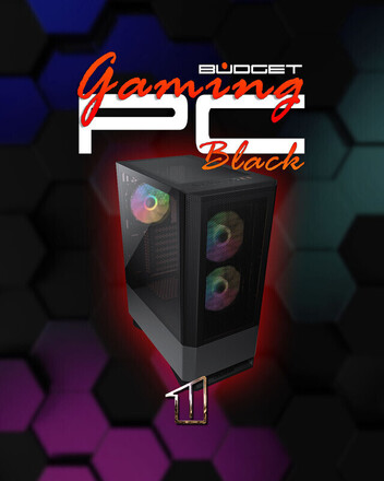 Black AMD Gaming PC (Budget)