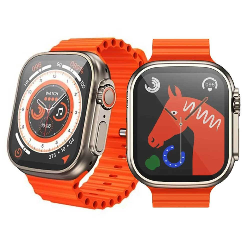 Hoco Y12 Ultra Smartwatch με Παλμογράφο (Μαύρο) | Skroutz.gr