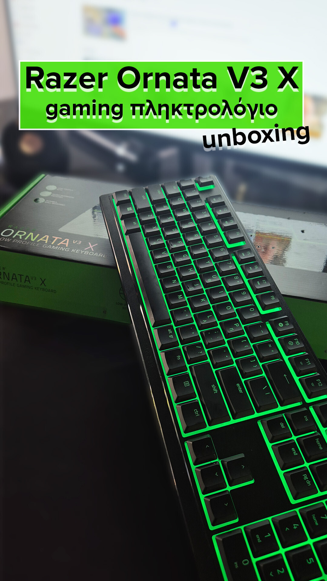 Cea mai bună tastatură de gaming VFM? Razer Ornata V3 X Deschidere cutie