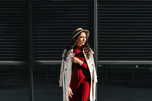 The chicest ways to wear red this winter