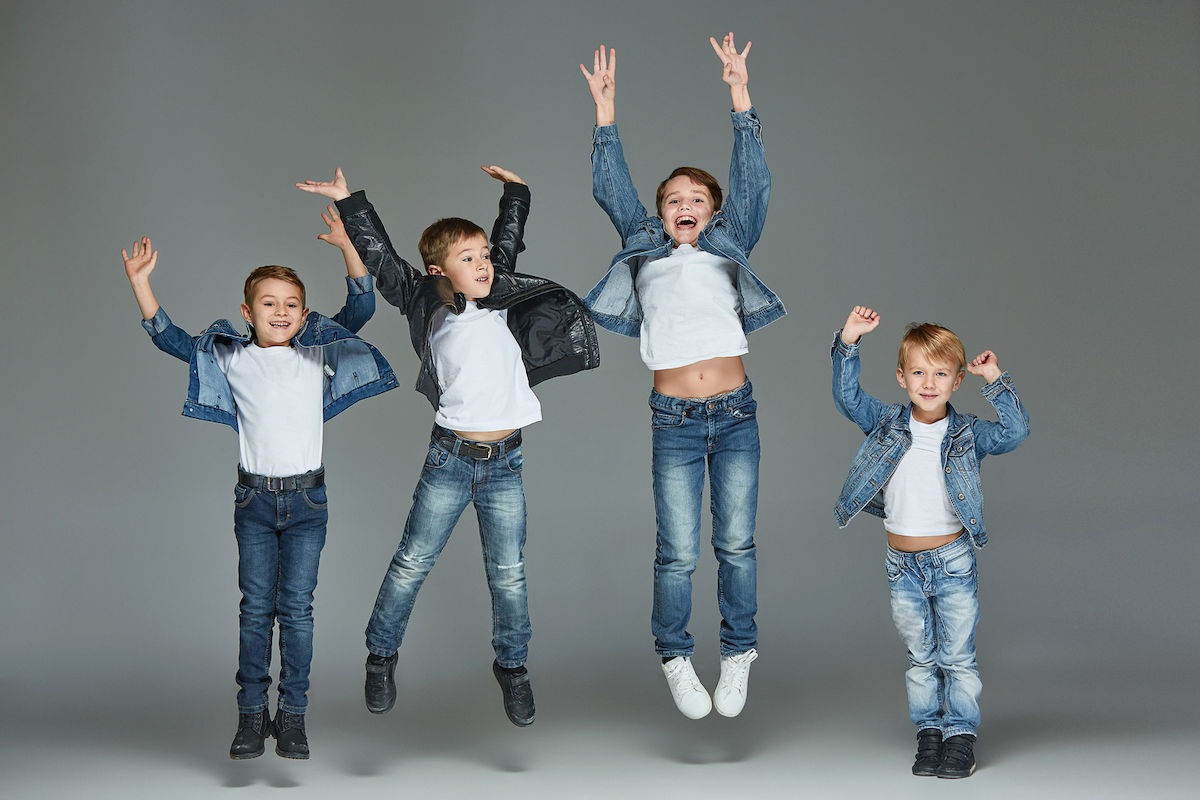 Kinder-Trend: Denim auf Denim