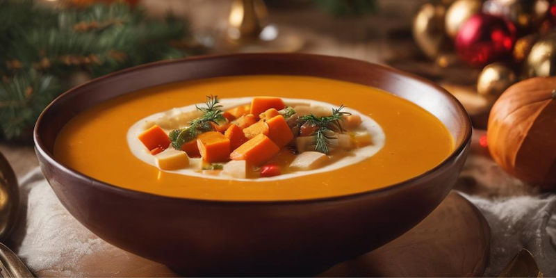Low-calorie dishes for Christmas