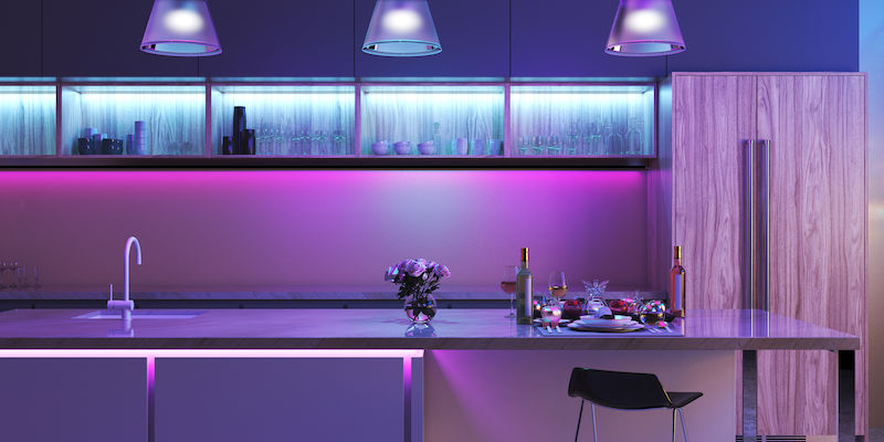 6+1 ideas for decorating with LED strips.