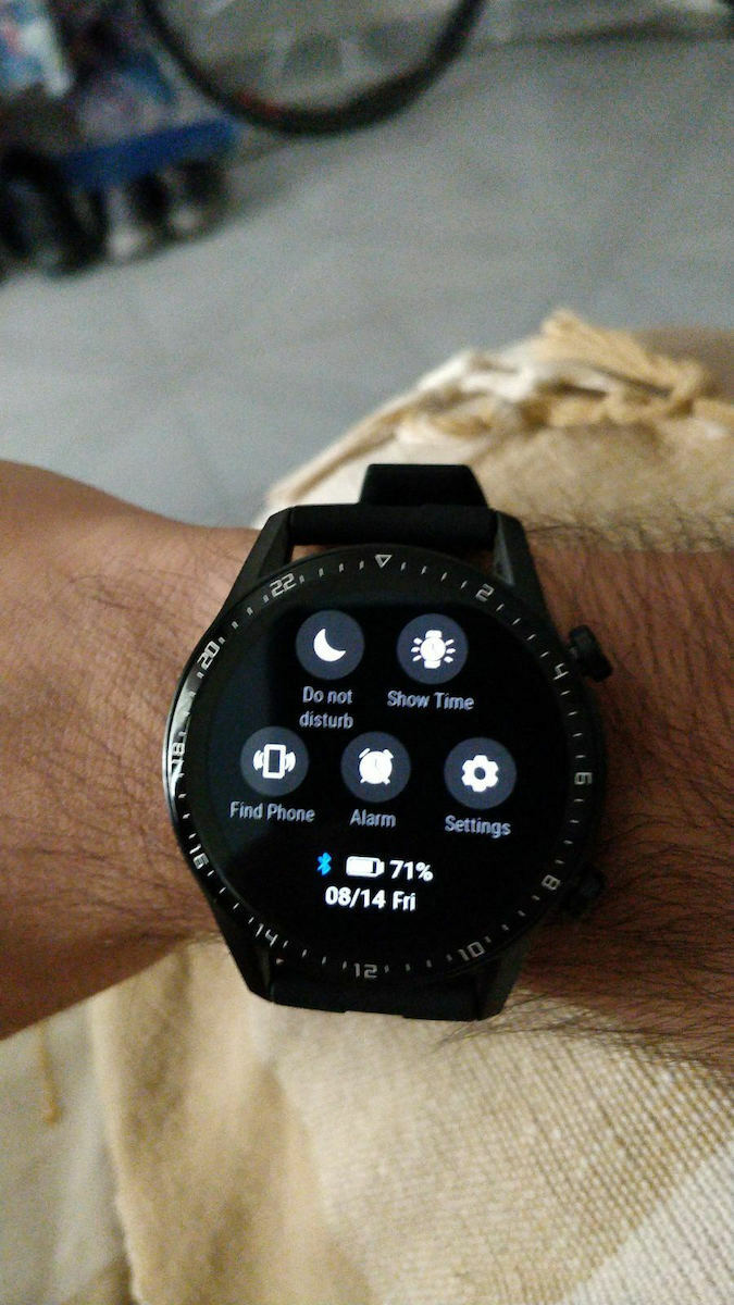 Huawei Watch GT 2 Sport 46mm mit Pulsmesser (Matte Black)