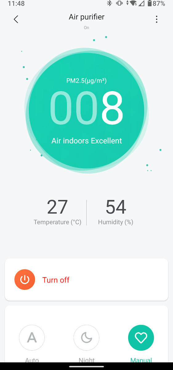 Xiaomi Mi Air Purifier 2H Ιονιστής / Καθαριστής Αέρα 31W για Χώρους 31m²