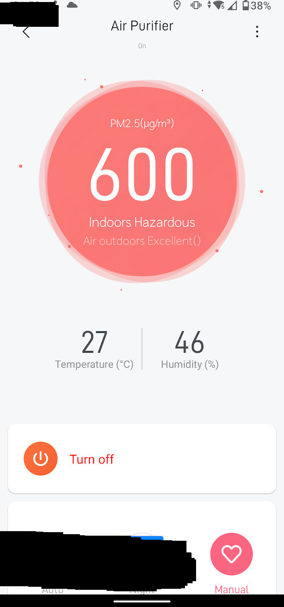 Xiaomi Mi Air Purifier 2H Ιονιστής / Καθαριστής Αέρα 31W για Χώρους 31m²