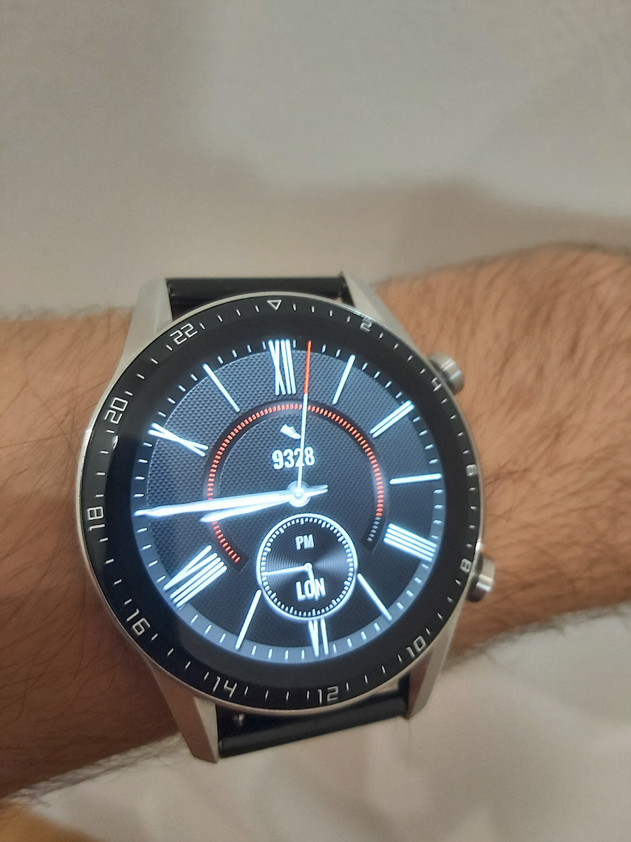 Huawei Watch GT 2 Classic 46mm mit Pulsmesser (Pebble Brown)
