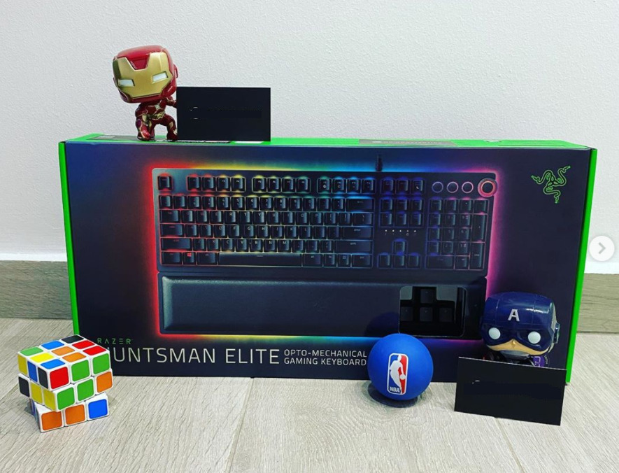 Razer Huntsman Elite Gaming Μηχανικό Πληκτρολόγιο με Razer Clicky διακόπτες και RGB φωτισμό (Αγγλικό US)