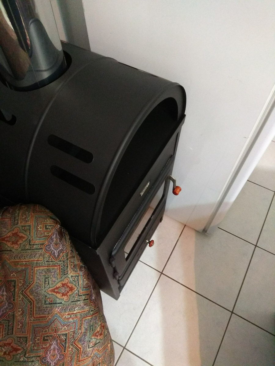 Prity K1 K Μεταλλική Ξυλόσομπα 9kW Μαύρη