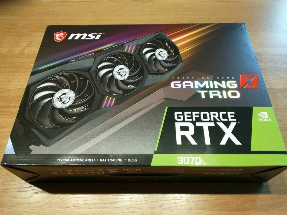 MSI GeForce RTX 3070 8GB GDDR6 Gaming X Trio Κάρτα Γραφικών PCI-E x16 4.0 με HDMI και 3 DisplayPort