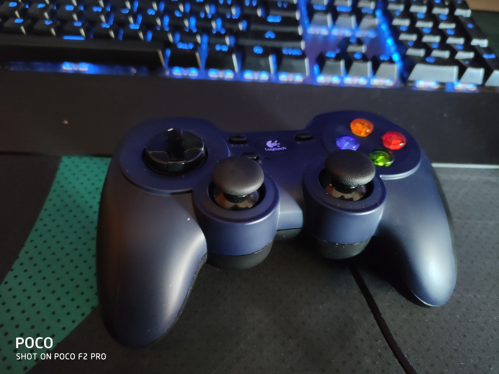 Logitech F310 Ενσύρματο Gamepad για PC Μπλε