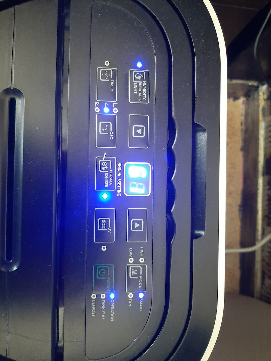 Morris MDP-16300i Αφυγραντήρας με Συμπιεστή και Ιονιστή 16lt Μαύρος