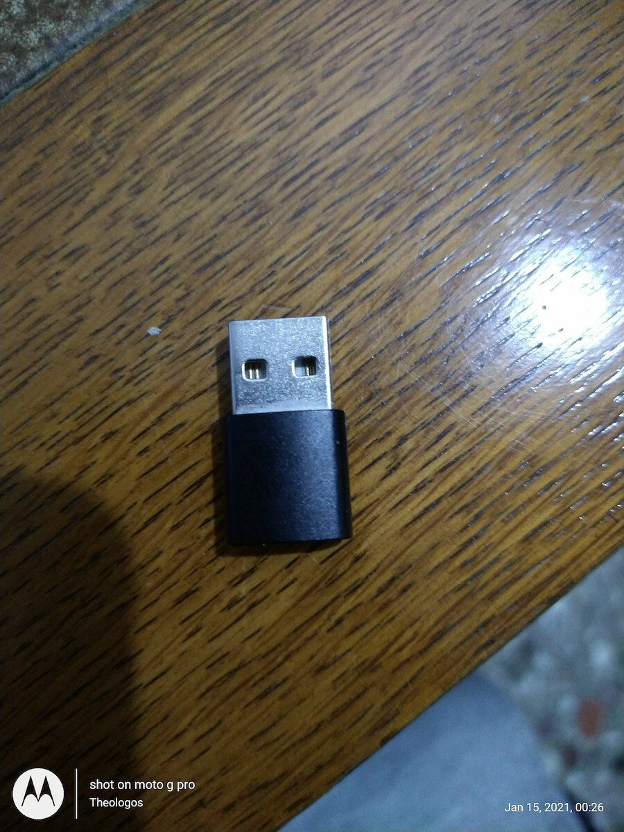 NSP Converter USB-A male to USB-C female 1pcs
