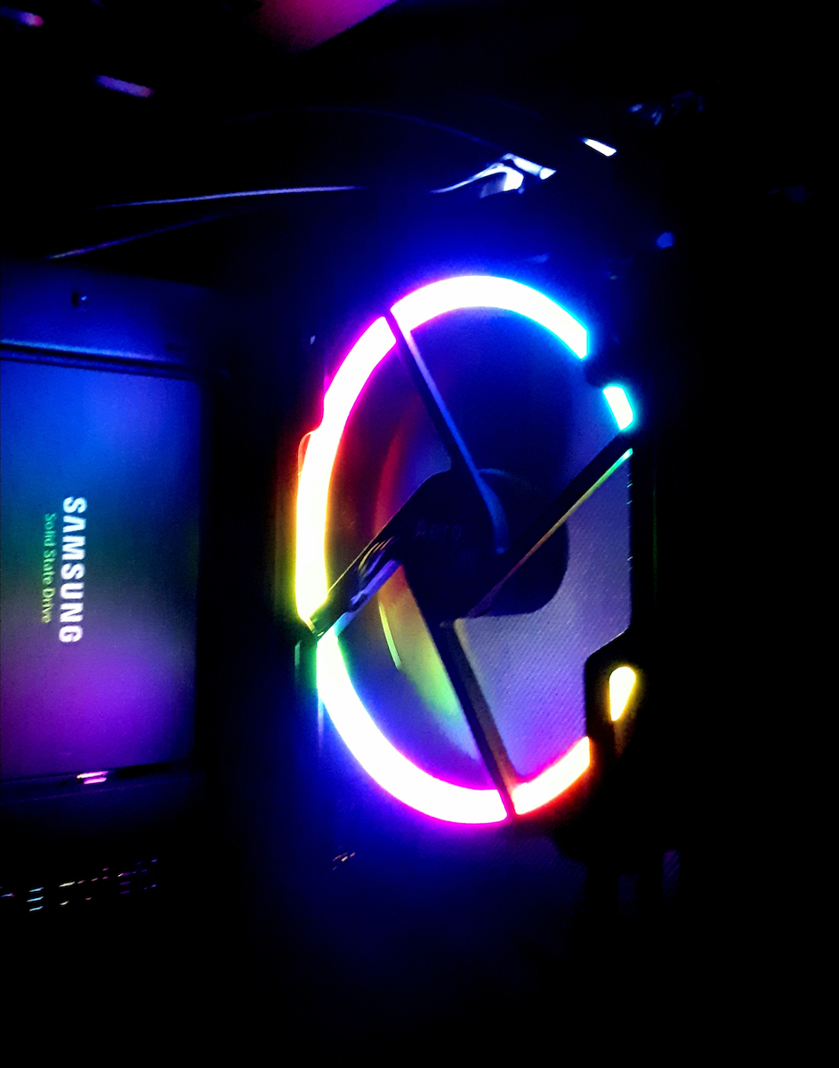 Aerocool Orbit RGB Case Fan 120mm (1200rpm / 55.9cfm) με Σύνδεση 3-Pin