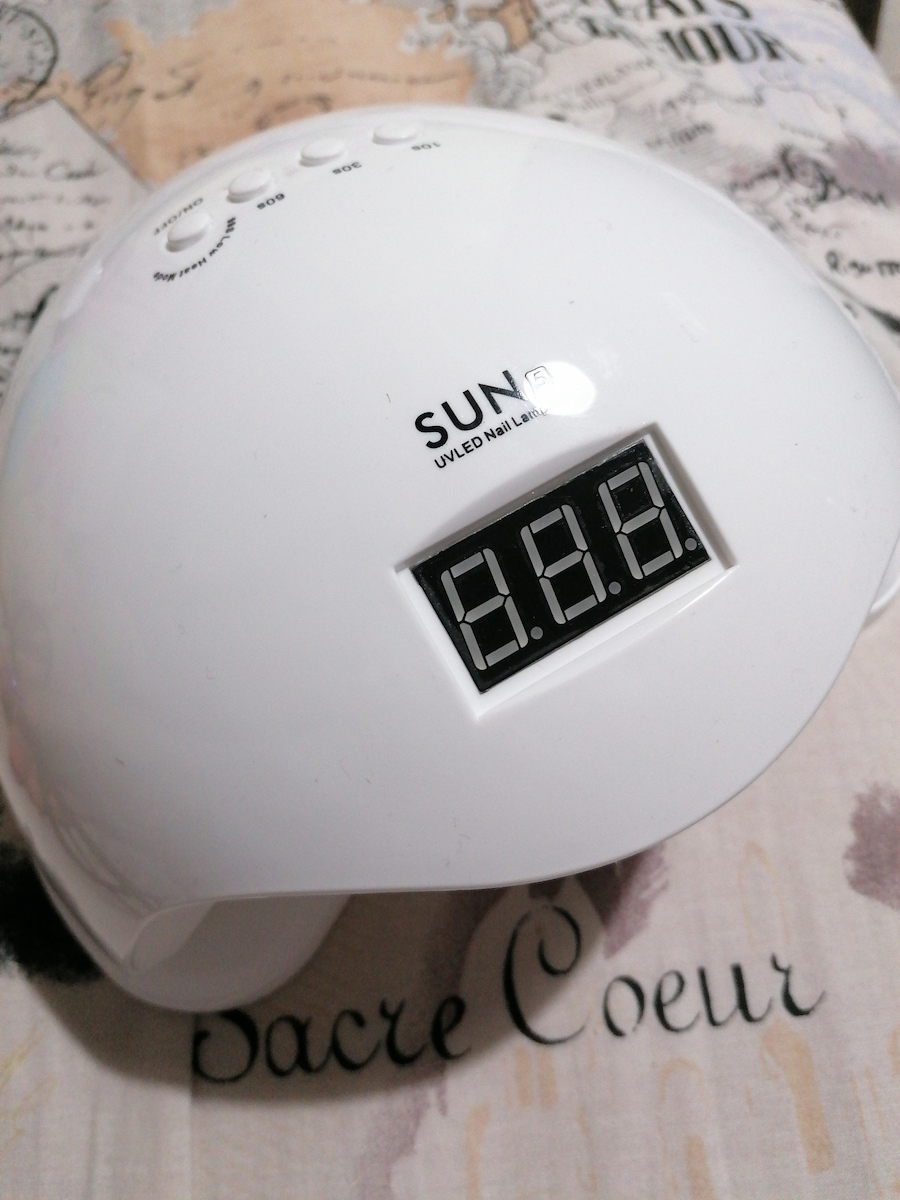 SUN ONE UV Sun 5 Nail Polish Curing Lamp UV / LED 48W White