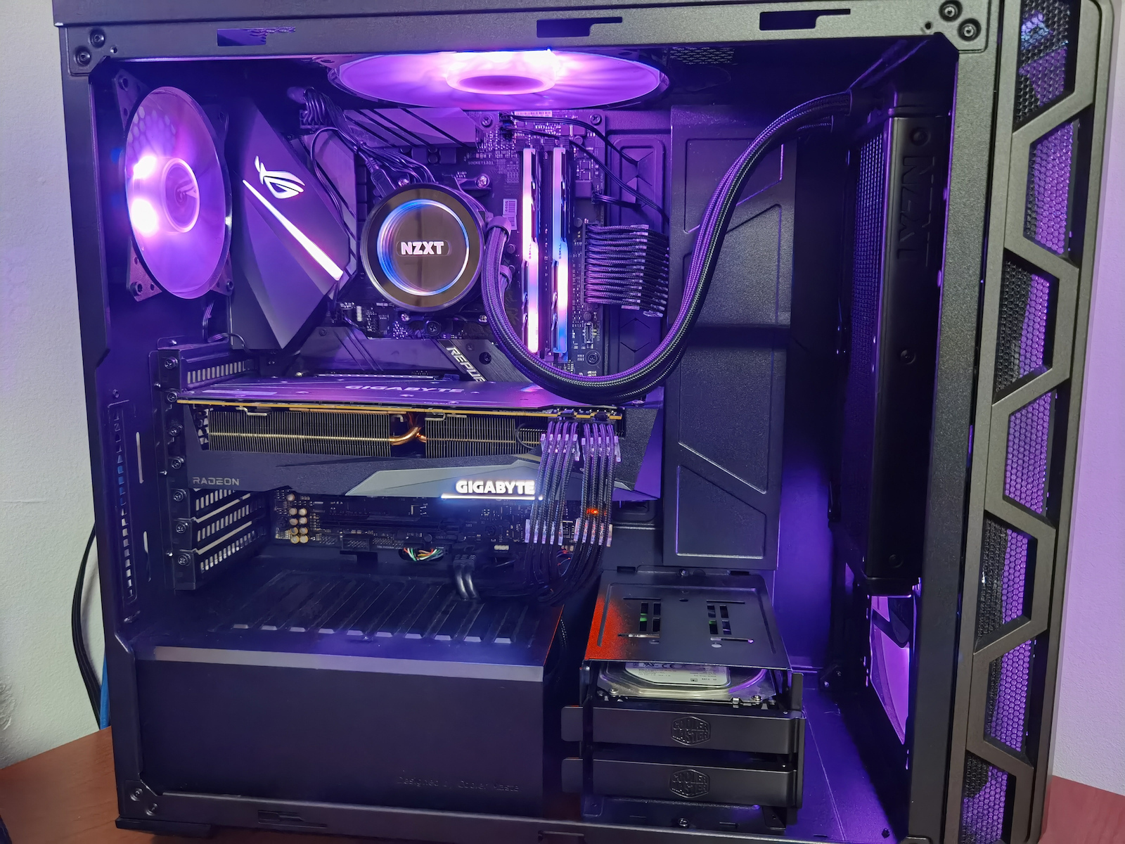 CoolerMaster MasterCase H500 ARGB Gaming Midi Tower Κουτί Υπολογιστή Γκρι
