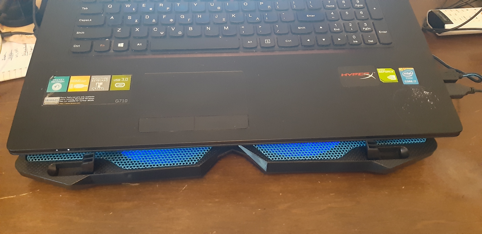Spirit of Gamer Air Blade 500 RGB Cooling Pad για Laptop έως 17.3" με 4 Ανεμιστήρες