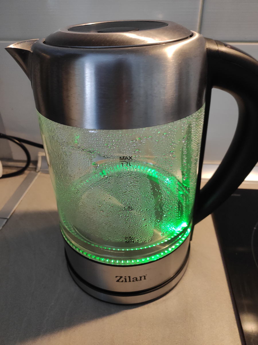 Zilan Βραστήρας 1.7lt 2200W Ασημί