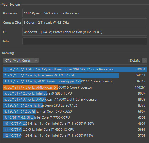 AMD Ryzen 5 5600X 3.7GHz Processor 6 Core for Socket AM4 Tray