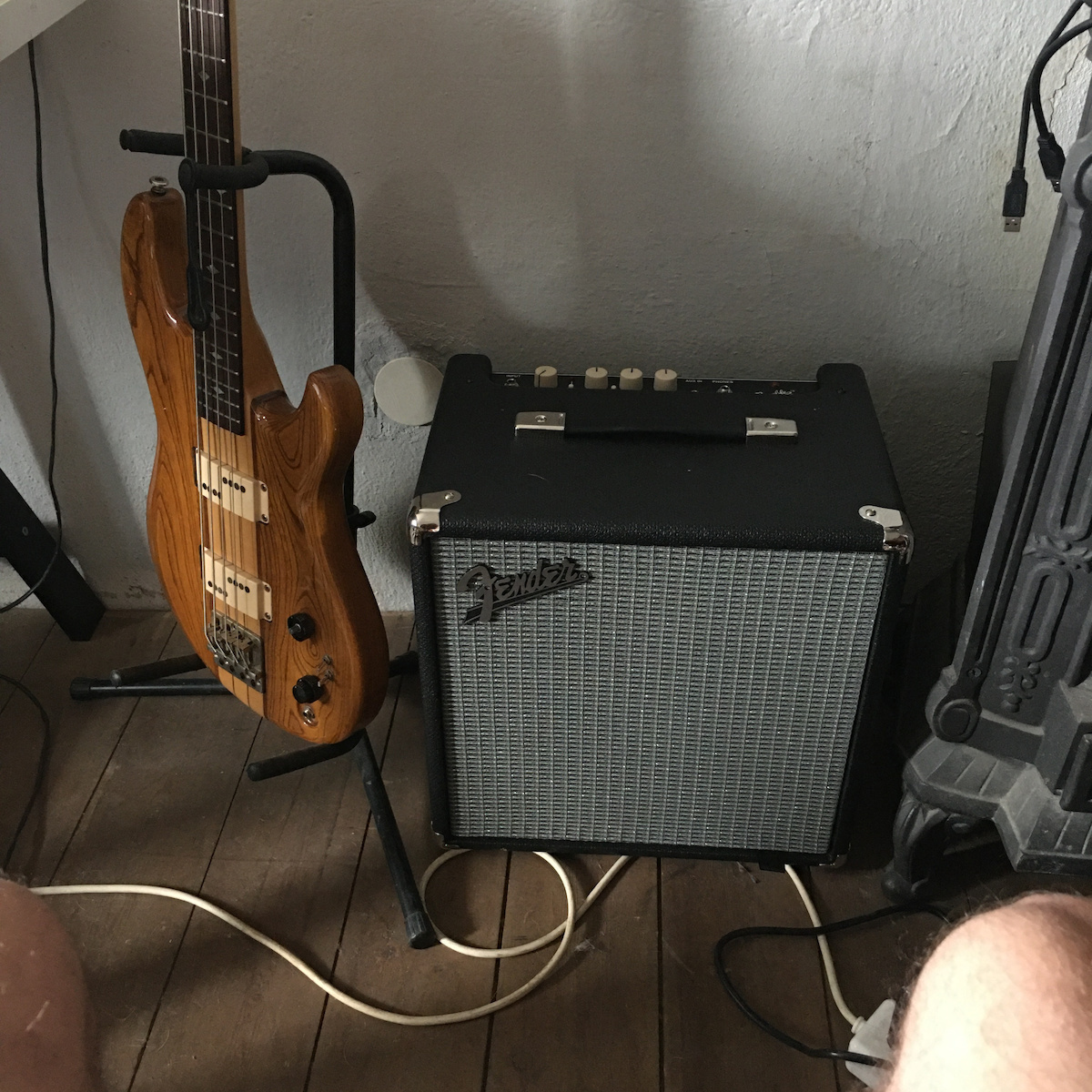Fender Rumble 25 V3 Combo Amplificator Bas electric 1 x 8" 25W Negru