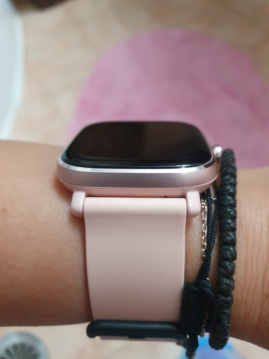 Amazfit GTS 2 Mini 40mm Αδιάβροχο Smartwatch με Παλμογράφο (Ροζ)