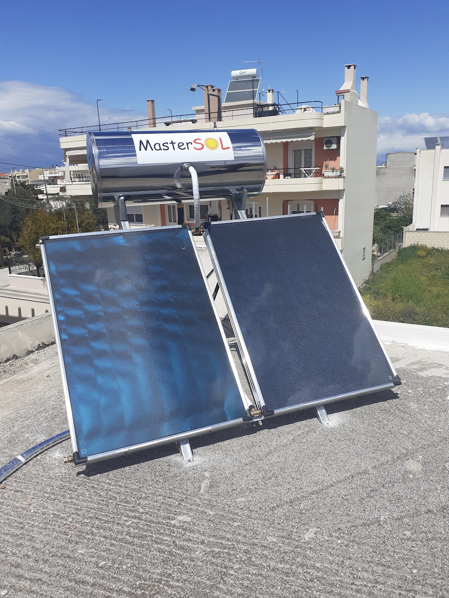 MasterSOL Eco Solar Water Heater 160lt Glass 3 sq.m. Selective