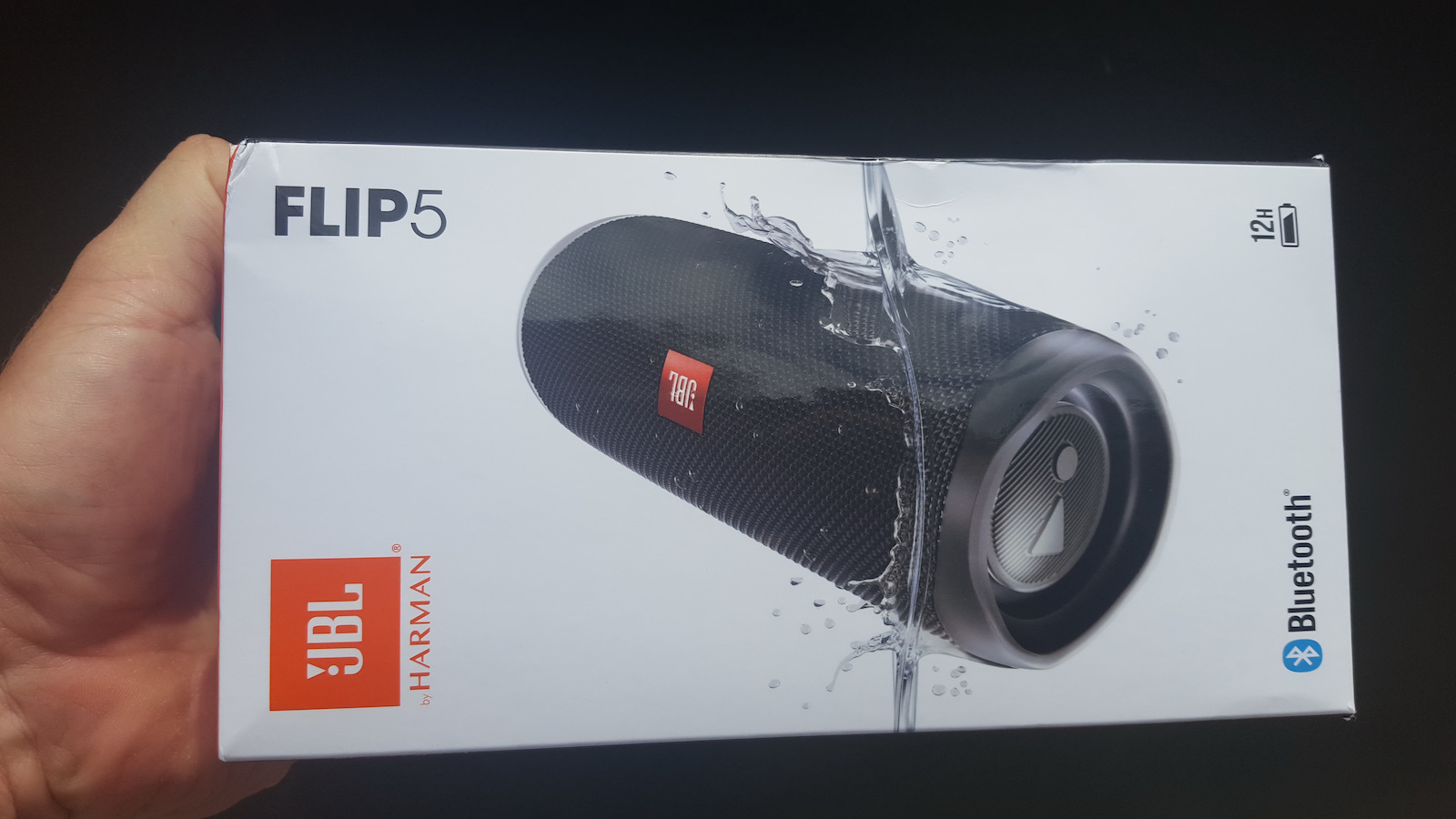 JBL Flip 5 Αδιάβροχο Ηχείο Bluetooth 20W με Διάρκεια Μπαταρίας έως 12 ώρες Black Matte