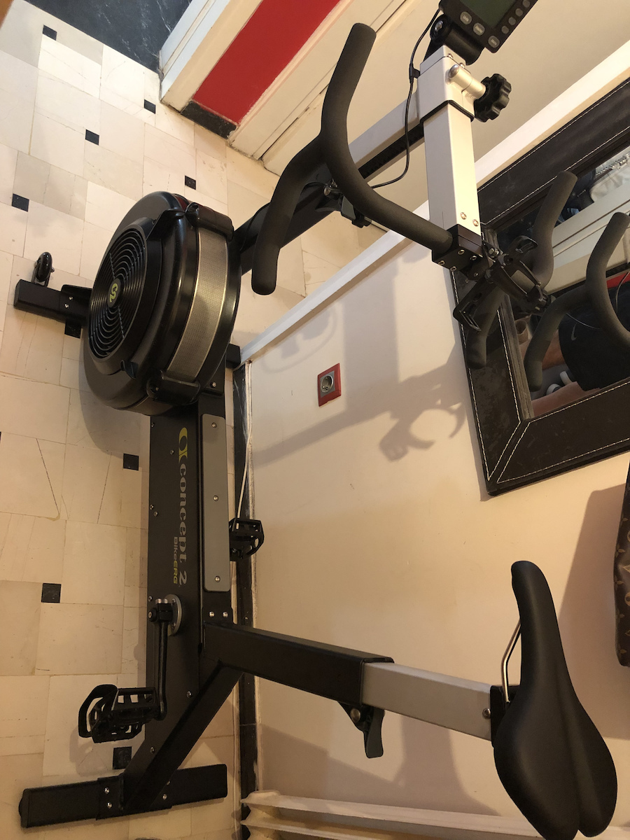 Concept2 BikeErg Όρθιο Ποδήλατο Γυμναστικής με Ροδάκια