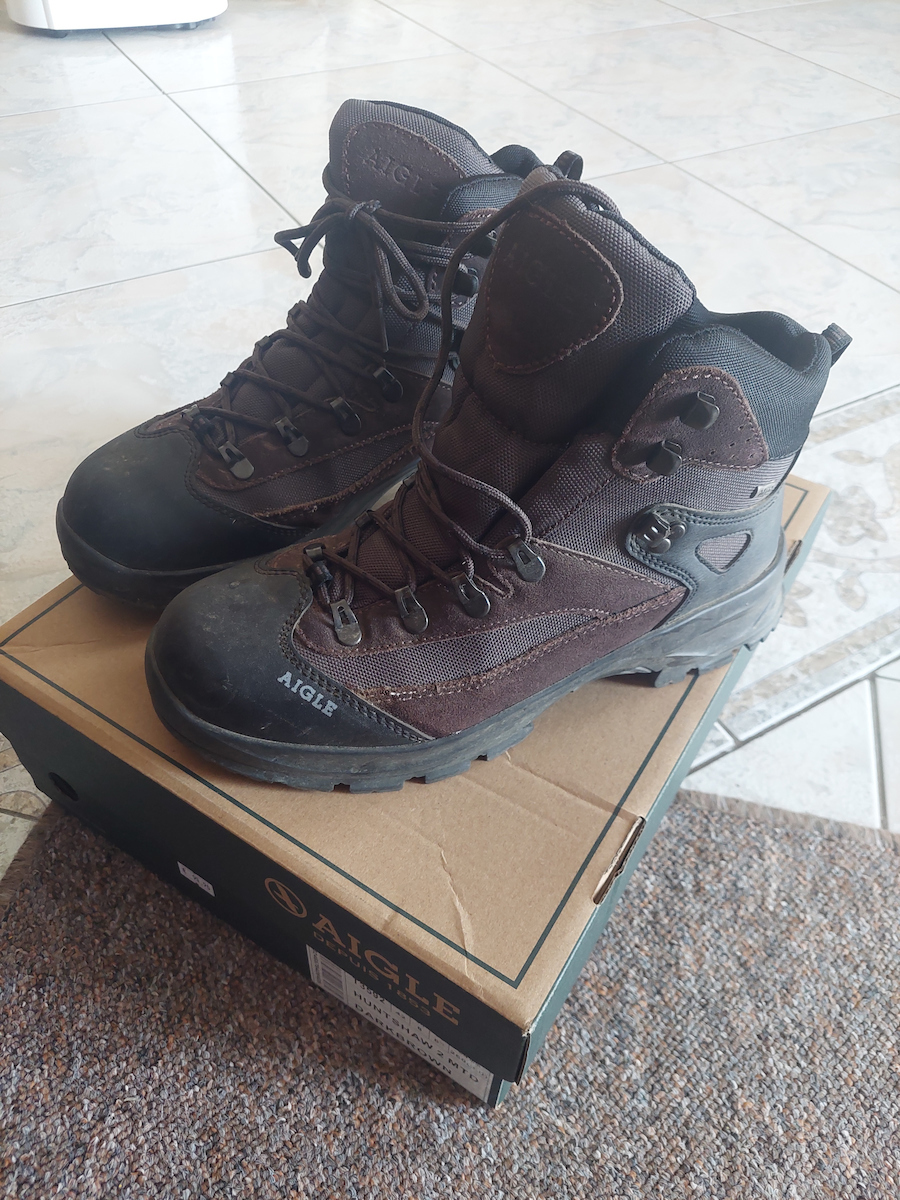 Aigle Huntshaw 2 MTD Hunting Boots in Brown color