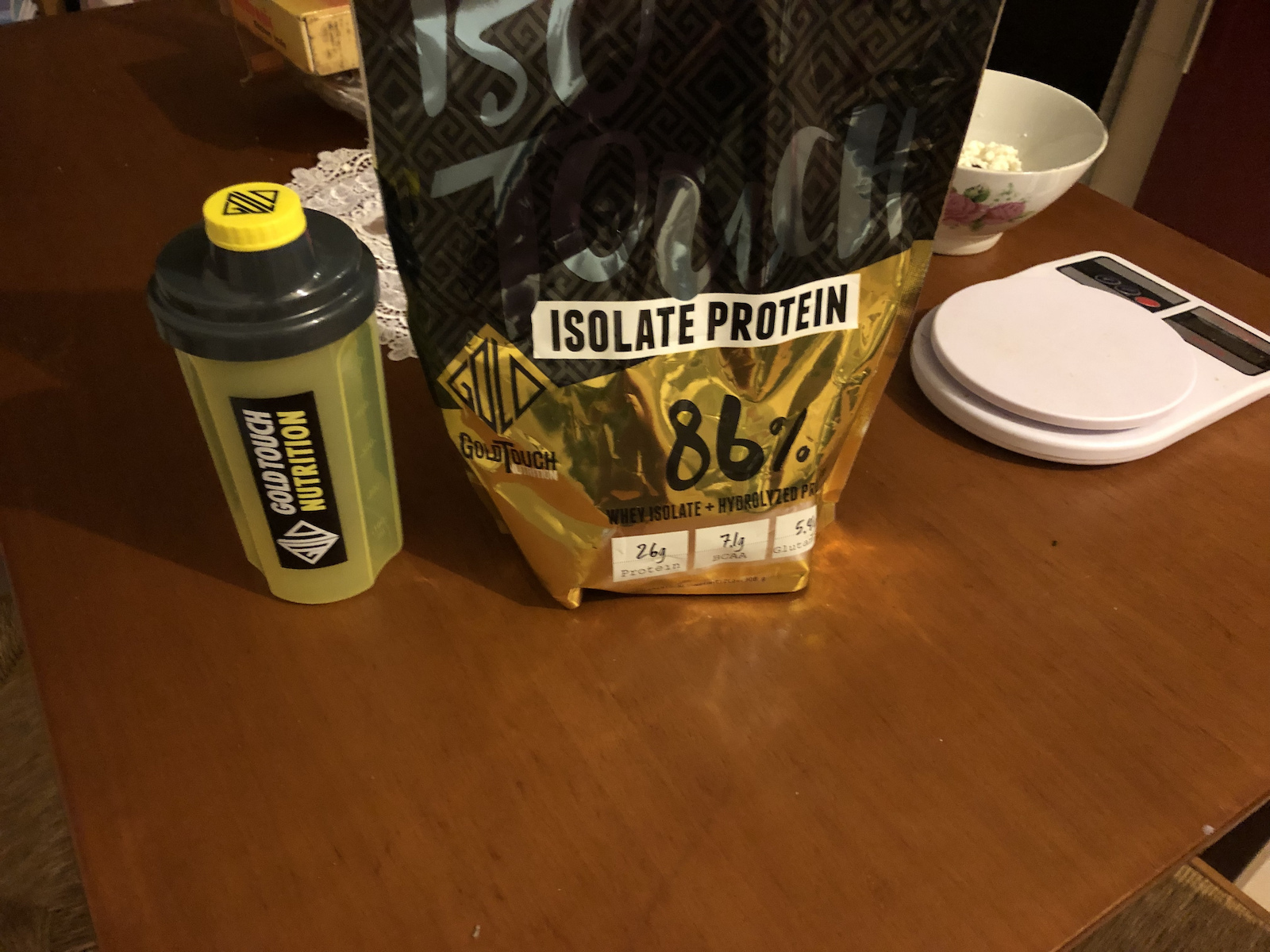 GoldTouch Nutrition Iso Touch 86% Protein Whey Gluten Free with Flavor Chocolate Hazelnut 2kg