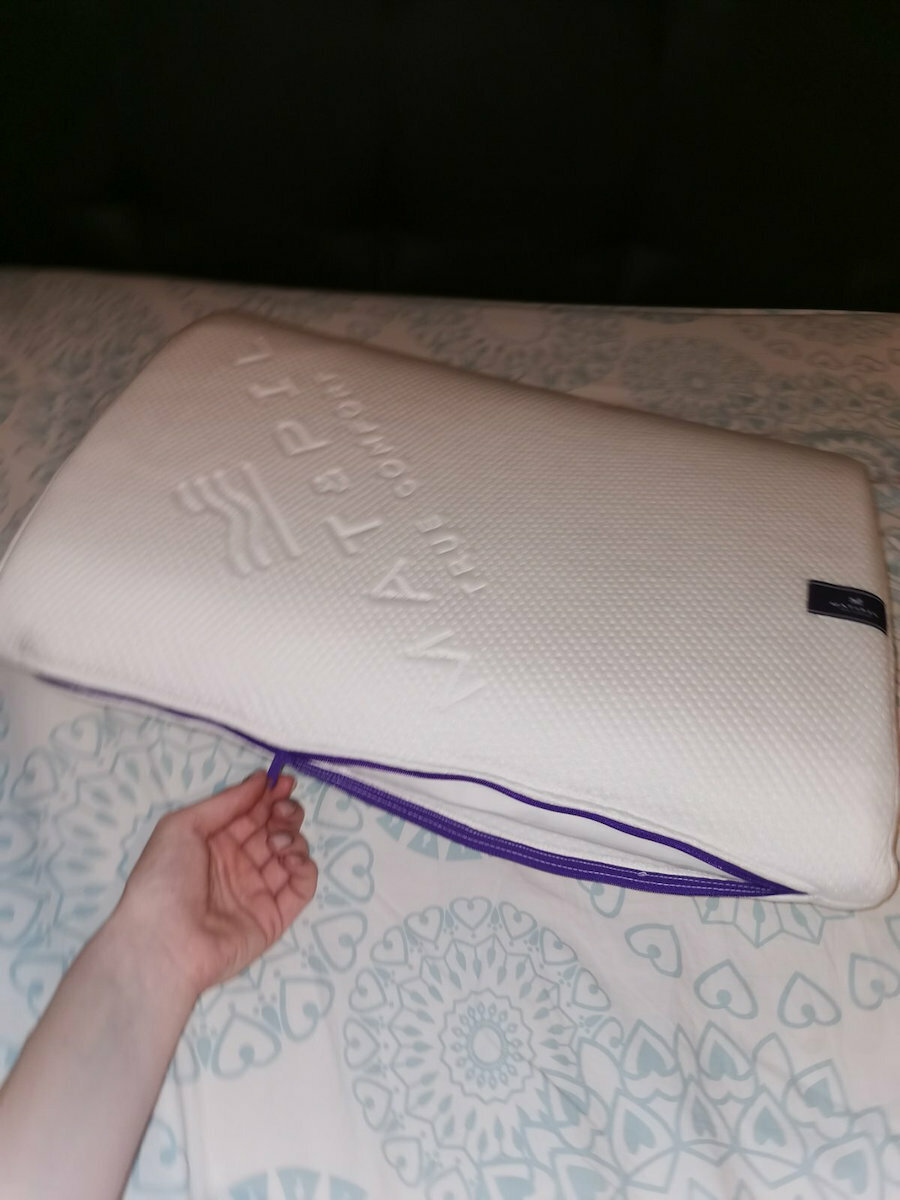Mat&Pil Memory Foam Sleep Pillow 40x40x10cm